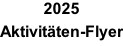 2025 Aktivitäten-Flyer